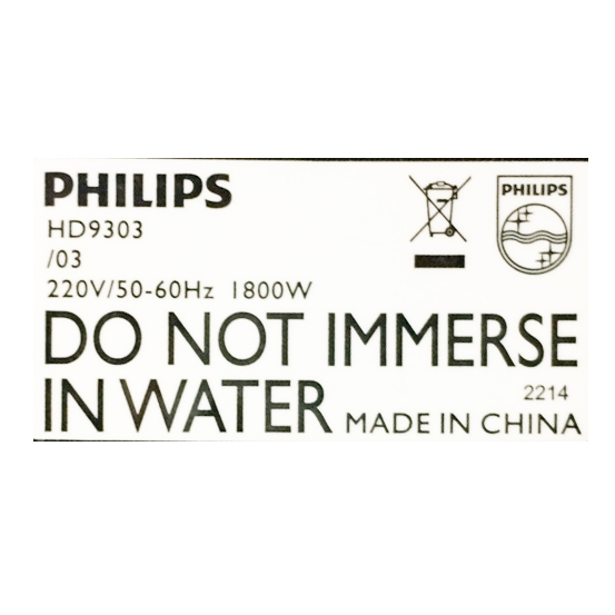 Ấm siêu tốc Philips 1.2 lít HD9303