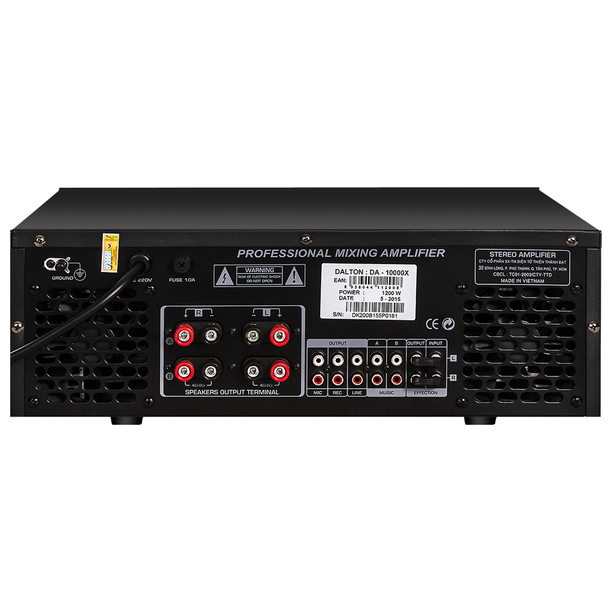 Amply karaoke Dalton DA-10000X - 1200W