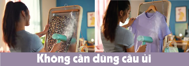 Kh&ocirc;ng cần d&ugrave;ng cầu ủi