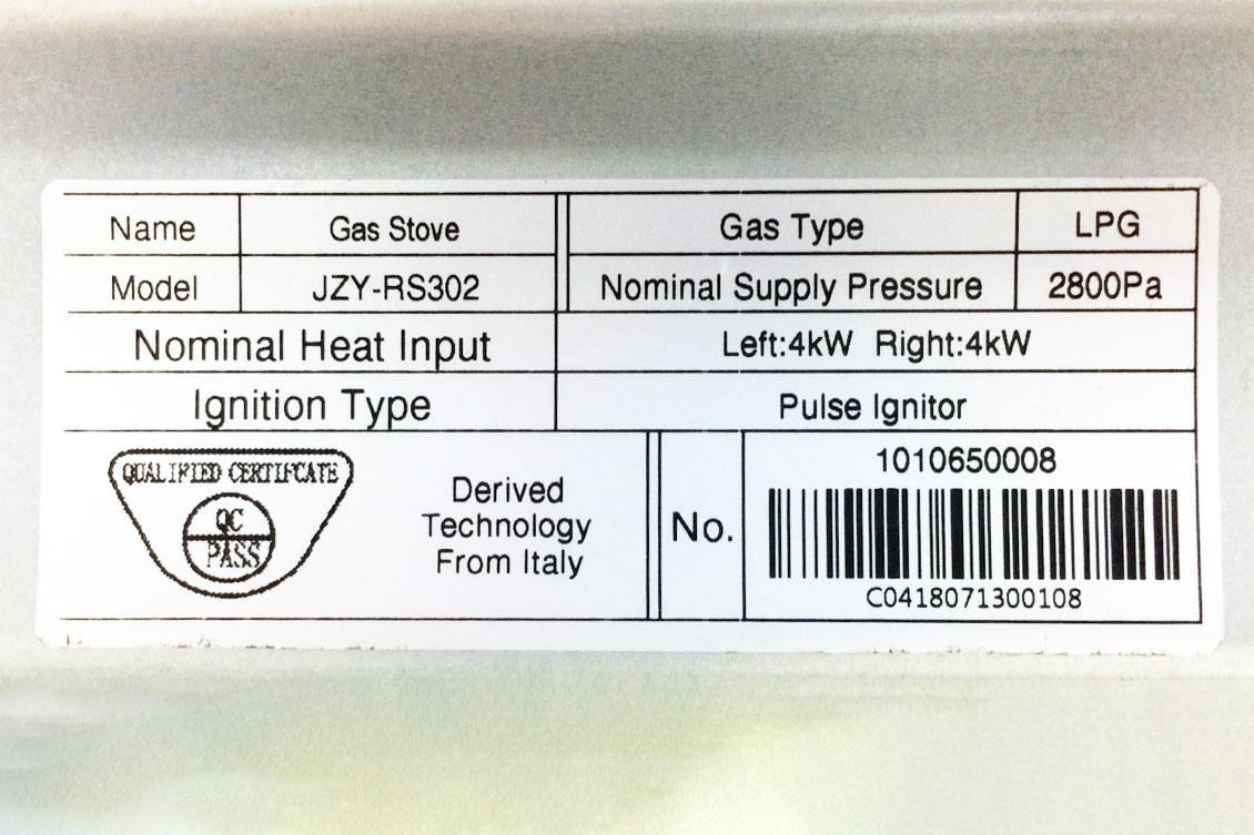 Bếp gas đôi âm kính Redsun RS302