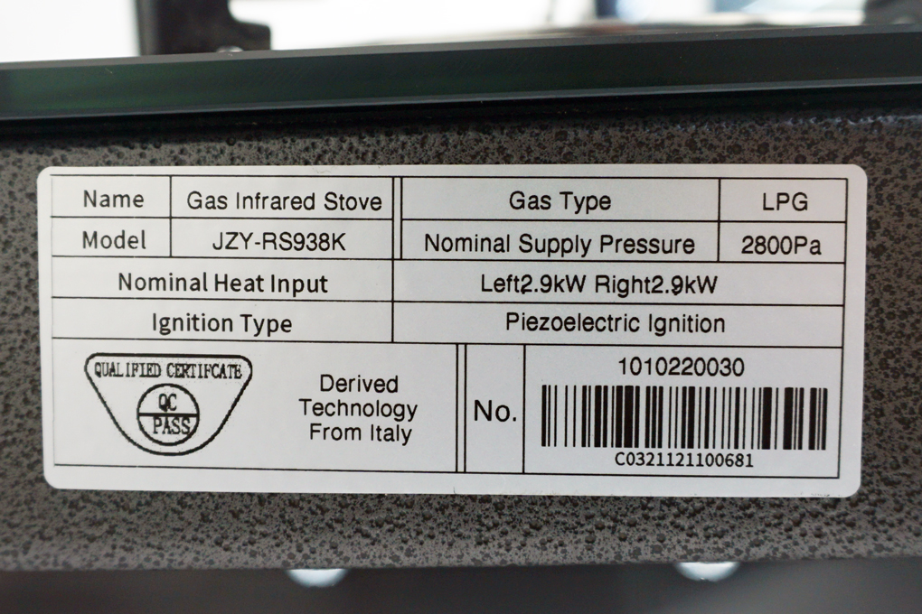 Bếp gas dương kính Redsun RS-938H
