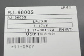 Bếp gas dương Rinnai RJ-9600S