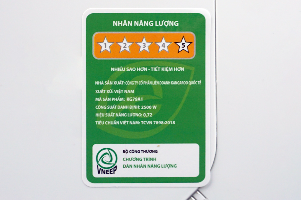 Bình nóng lạnh 15L Kangaroo KG79A1