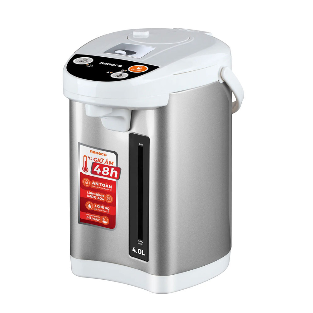 Bình thủy điện Nanoco 4 lít  NETF400