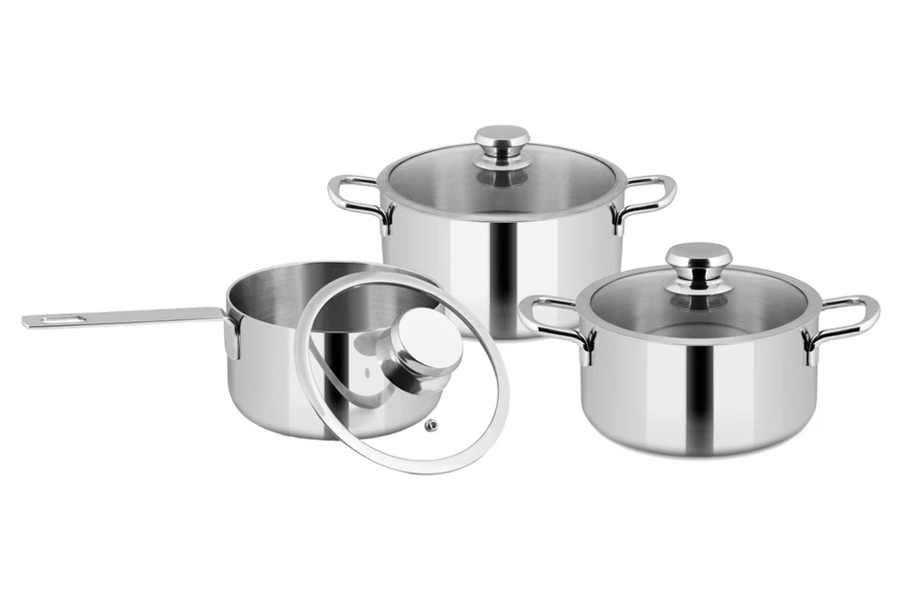 Bộ 3 nồi Inox Asanzo AC-999