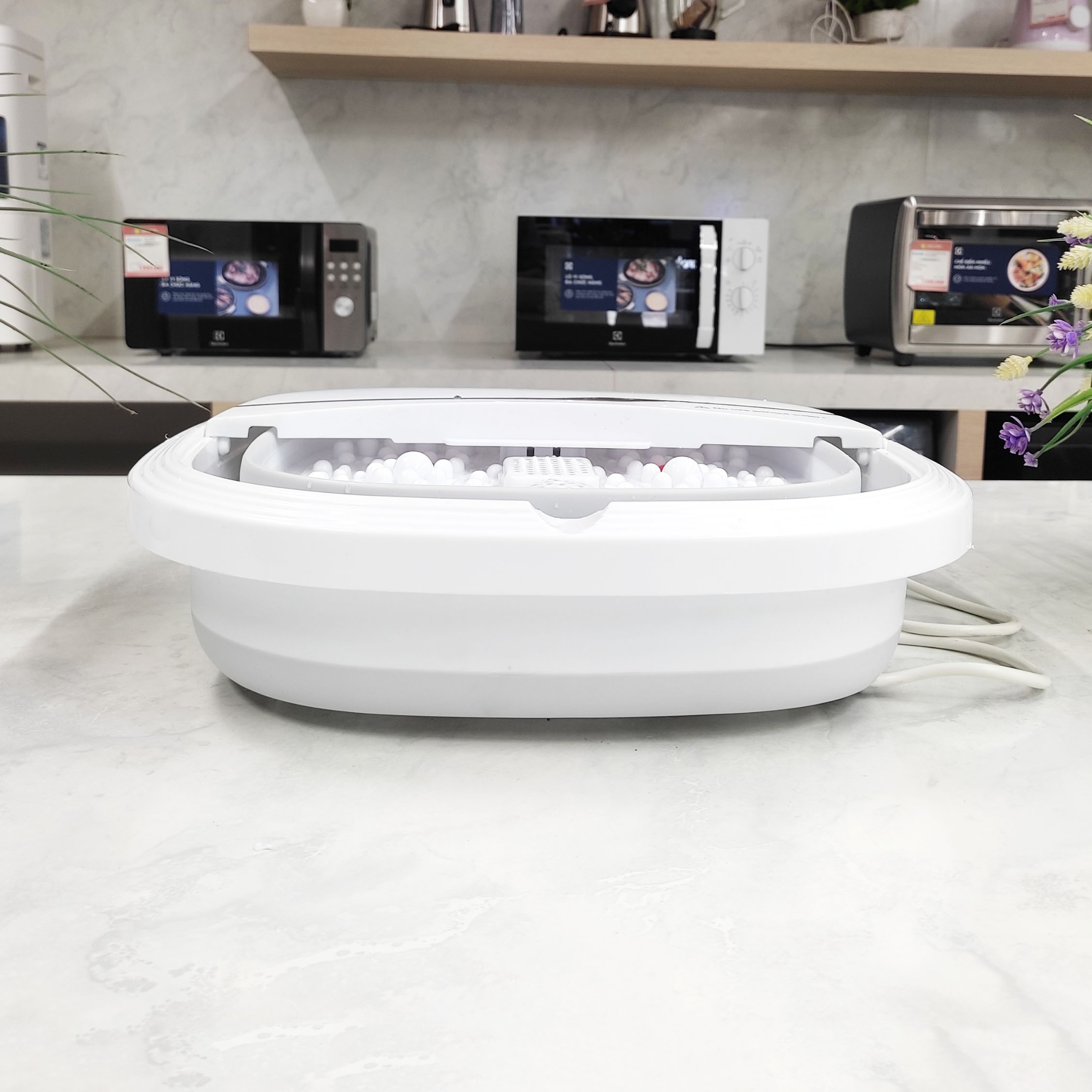 Chậu ngâm chân gấp gọn Massage APH-MS21