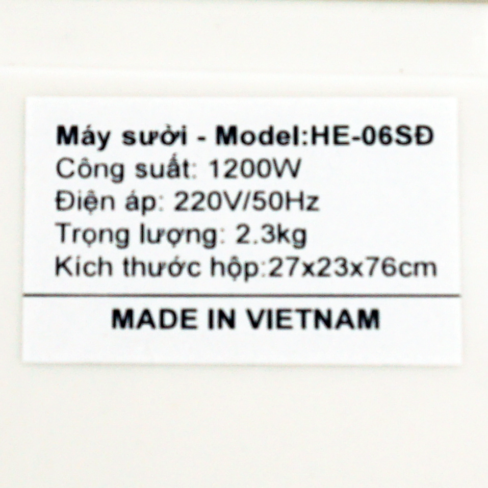 Máy sưởi H&E Cook HE06SĐ