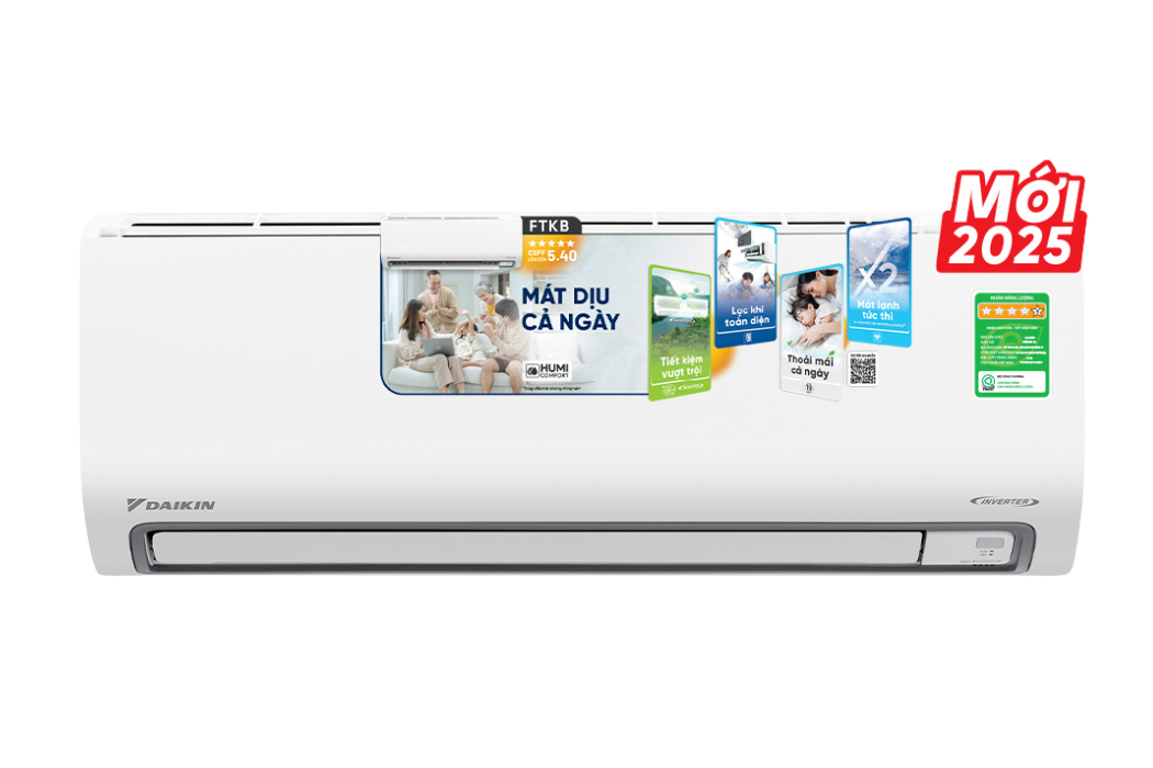 Điều hòa Daikin 1 chiều Inverter 18.000BTU FTKB50ZVMV