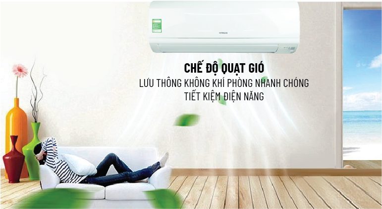 Chế độ quạt gió Circulation thay thế quạt điện khi cần thiết