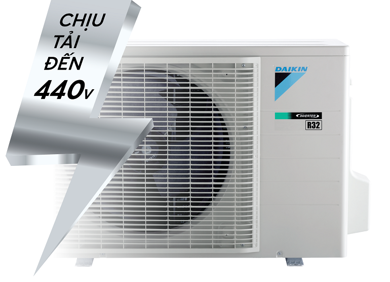 D&agrave;n n&oacute;ng đIều h&ograve;a Daikin chịu qu&aacute; &aacute;p đến 440V