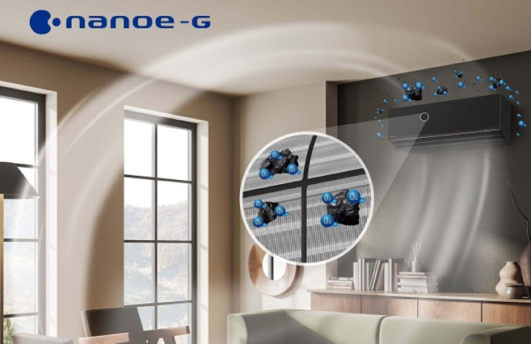 Tính năng NanoeG trên điều hòa Panasonic