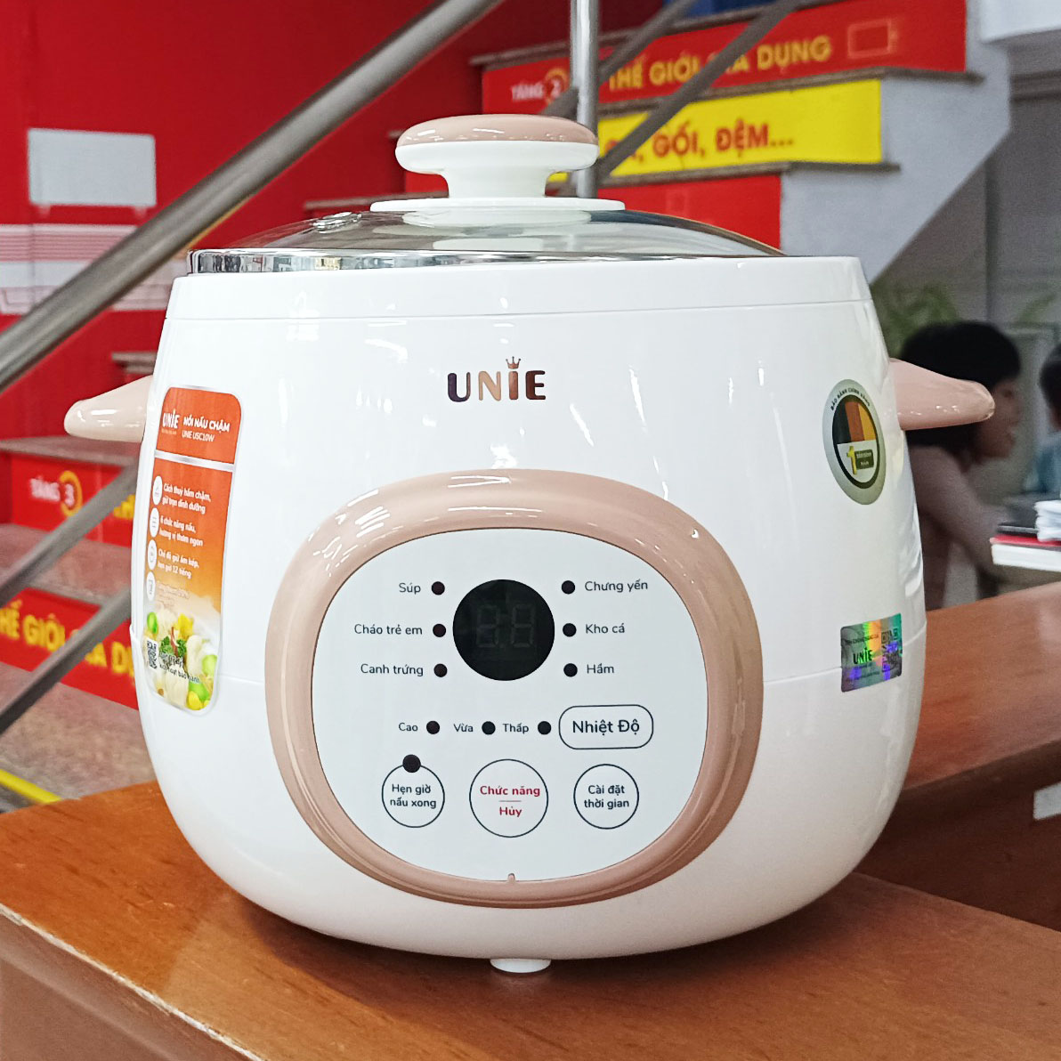 Nồi nấu chậm 1 lít Unie USC10W