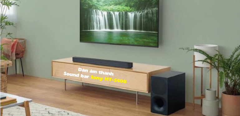 D&agrave;n &acirc;m thanh Sound bar Sony HT-S400