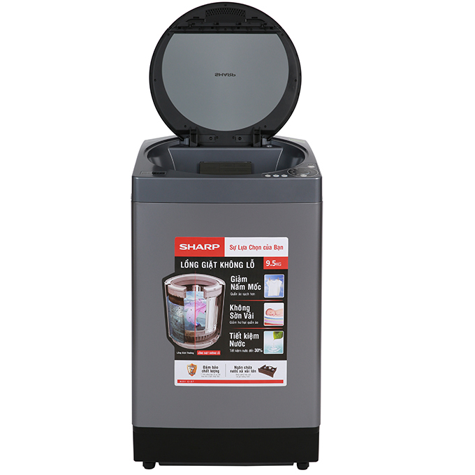 Máy giặt lồng đứng Sharp 9.5kg ES-W95HV-S