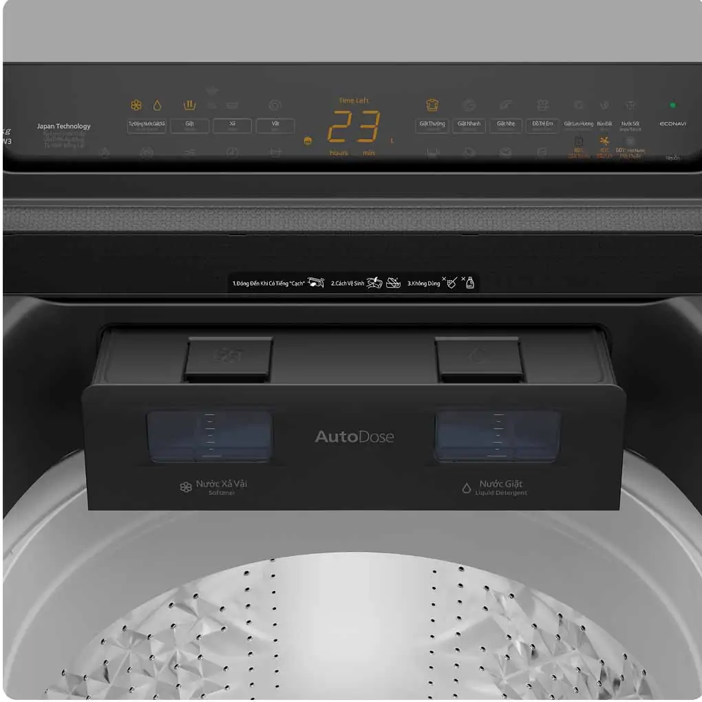 Máy giặt cửa trên Panasonic TD Inverter 11.5kg NA-FD115W3BV