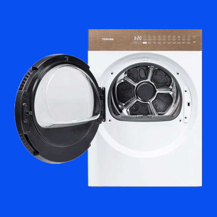 Máy sấy bơm nhiêt Toshiba 8kg TD-T37BS90HWV(WT)