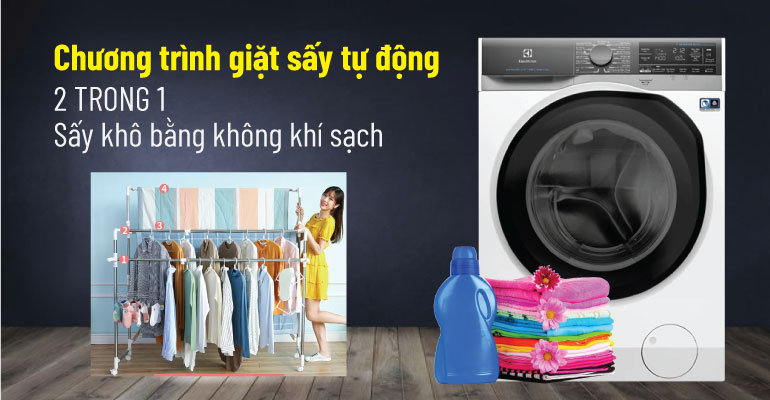 Máy giặt sấy kết hợp 2 trong 1