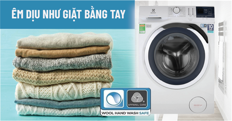 Chế độ giặt đồ len máy giặt Electrolux