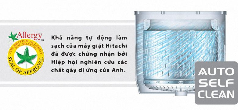 M&aacute;y giặt lồng đứng Hitachi SF-140XTV 14kg