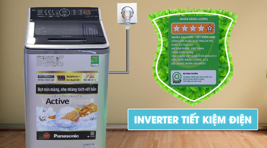C&ocirc;ng nghệ Inverter - M&aacute;y giặt 10 kg Panasonic NA-FS10V7LRV