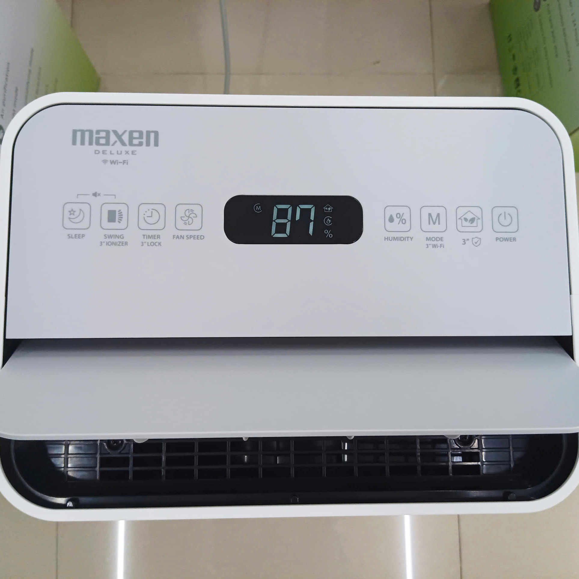 Máy hút ẩm, lọc không khí Amcom Maxen AM-25YL, Phòng < 60m2