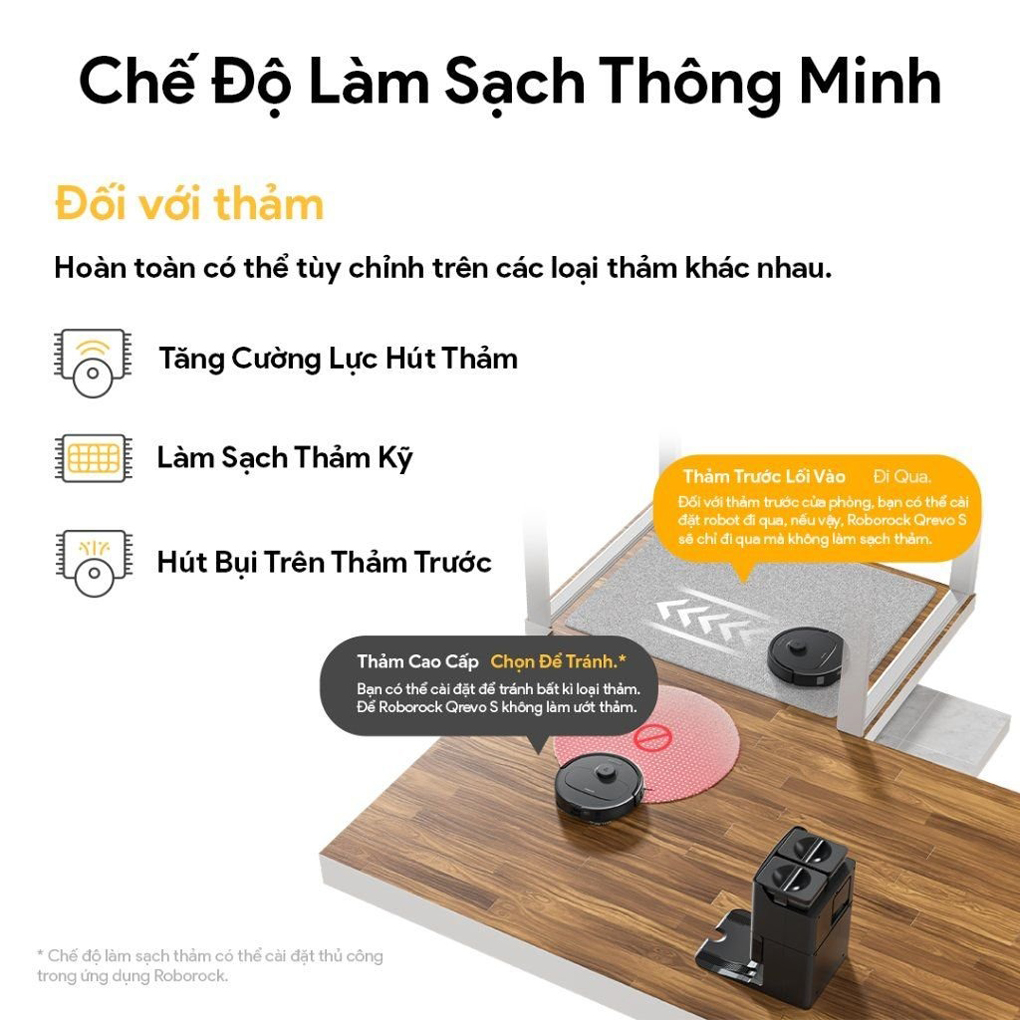 Robot hút bụi lau nhà Roborock QRevoS QX1PEC