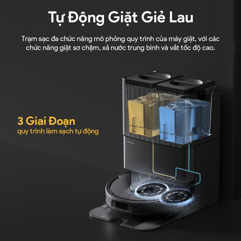 Robot hút bụi lau nhà Roborock QRevoS QX1PEC