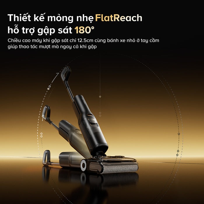Máy hút bụi lau nhà Roborock F25 Ace Combo, lực hút 20.000Pa