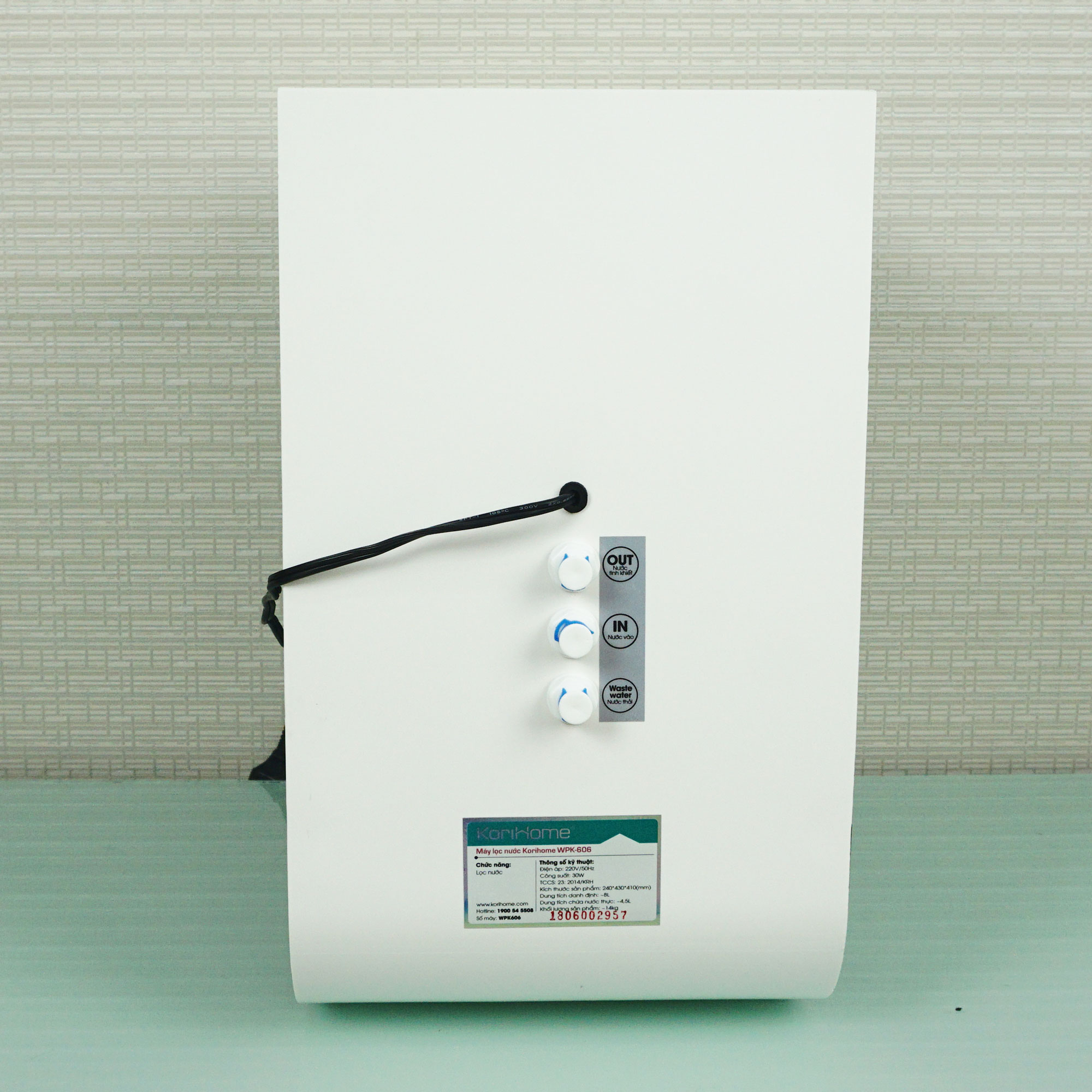 Máy lọc nước Korihome WPK-606 8 lõi lọc