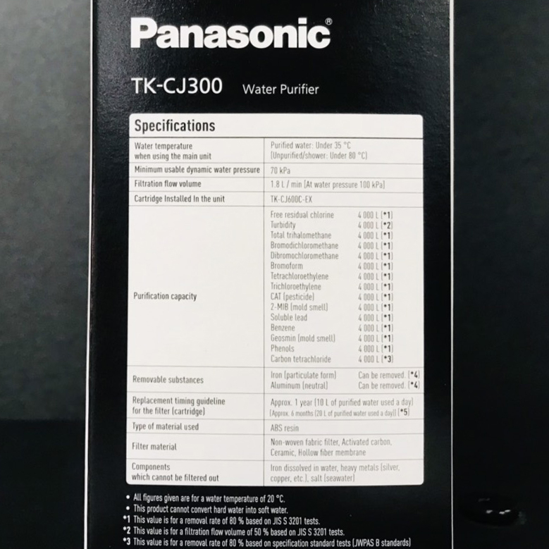 Máy lọc nước tại vòi Panasonic TK-CJ300-WVN