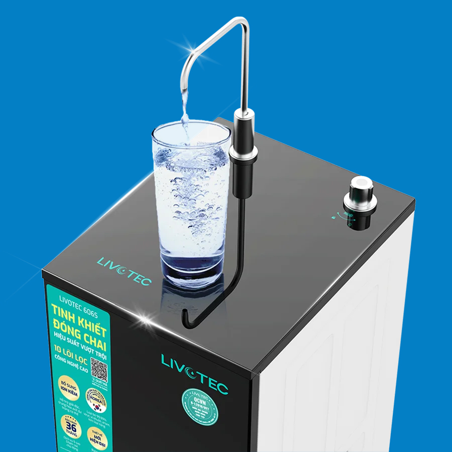 Máy lọc nước RO Livotec 606S, 10 lõi lọc