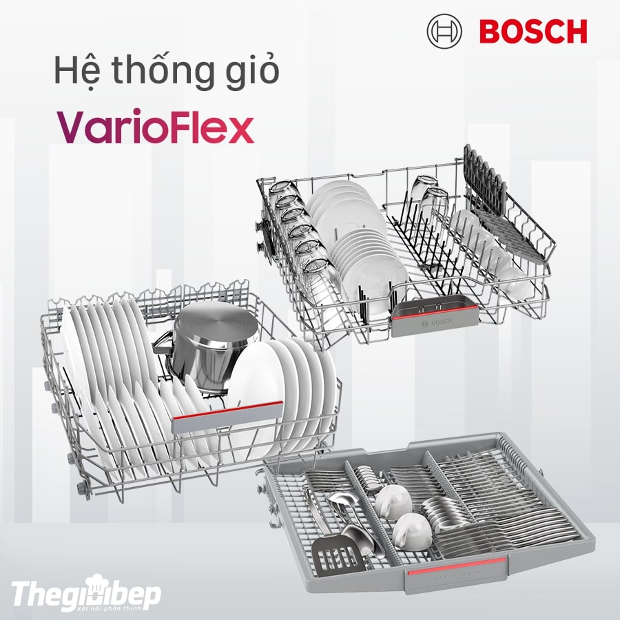 Máy rửa bát Bosch SMS6ZCI49E - 14 bộ