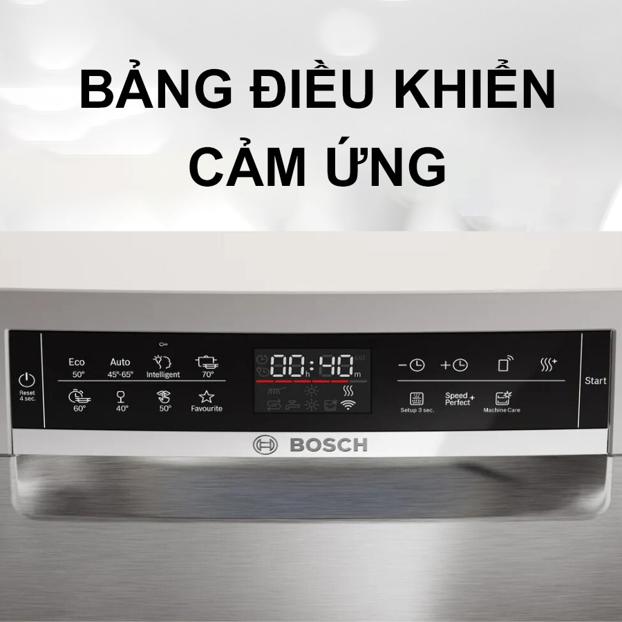 Máy rửa bát độc lập Bosch SMS6ZCI85M, 14 bộ