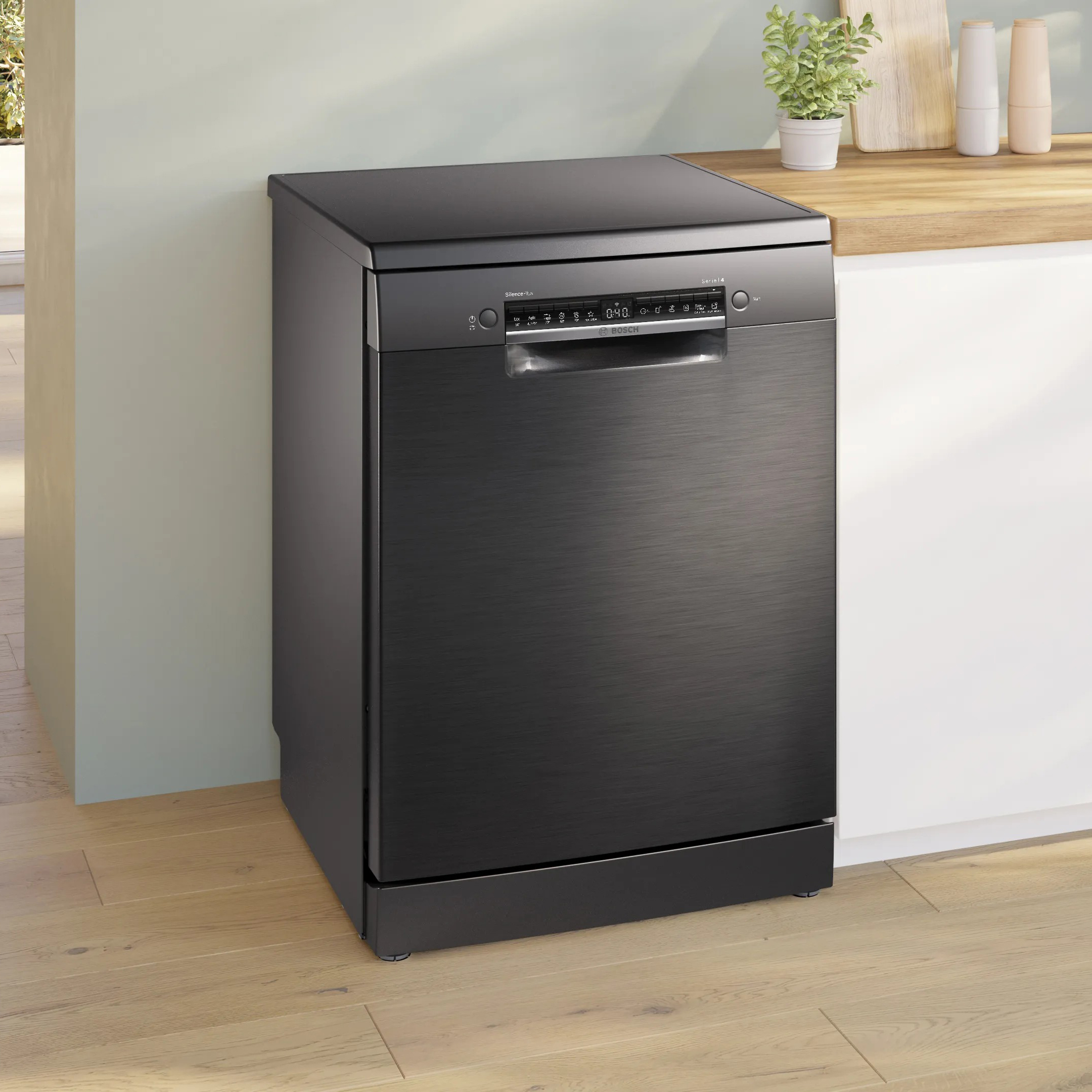 Máy rửa bát độc lập Serie 4 Bosch SMS4EMC06E, 14 bộ Châu Âu