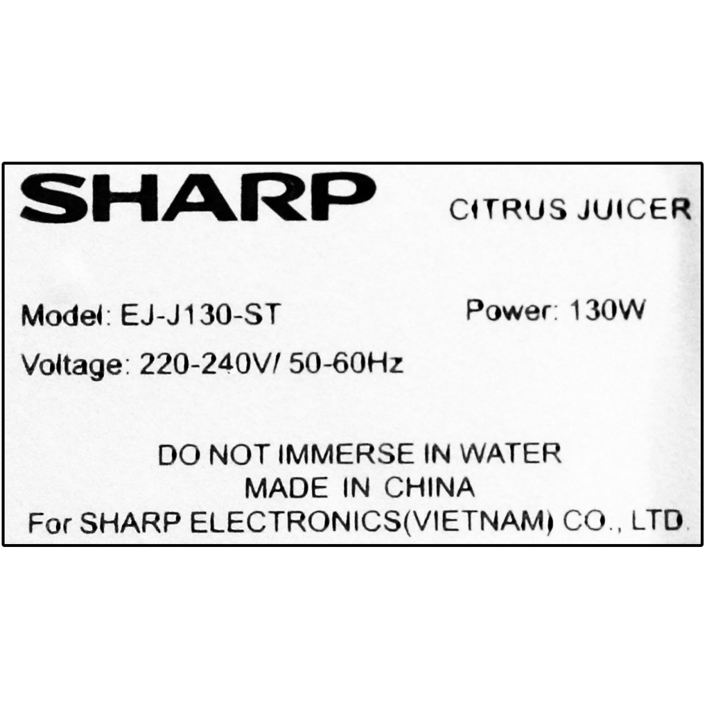 Máy vắt cam 130W Sharp EJ-J130-ST