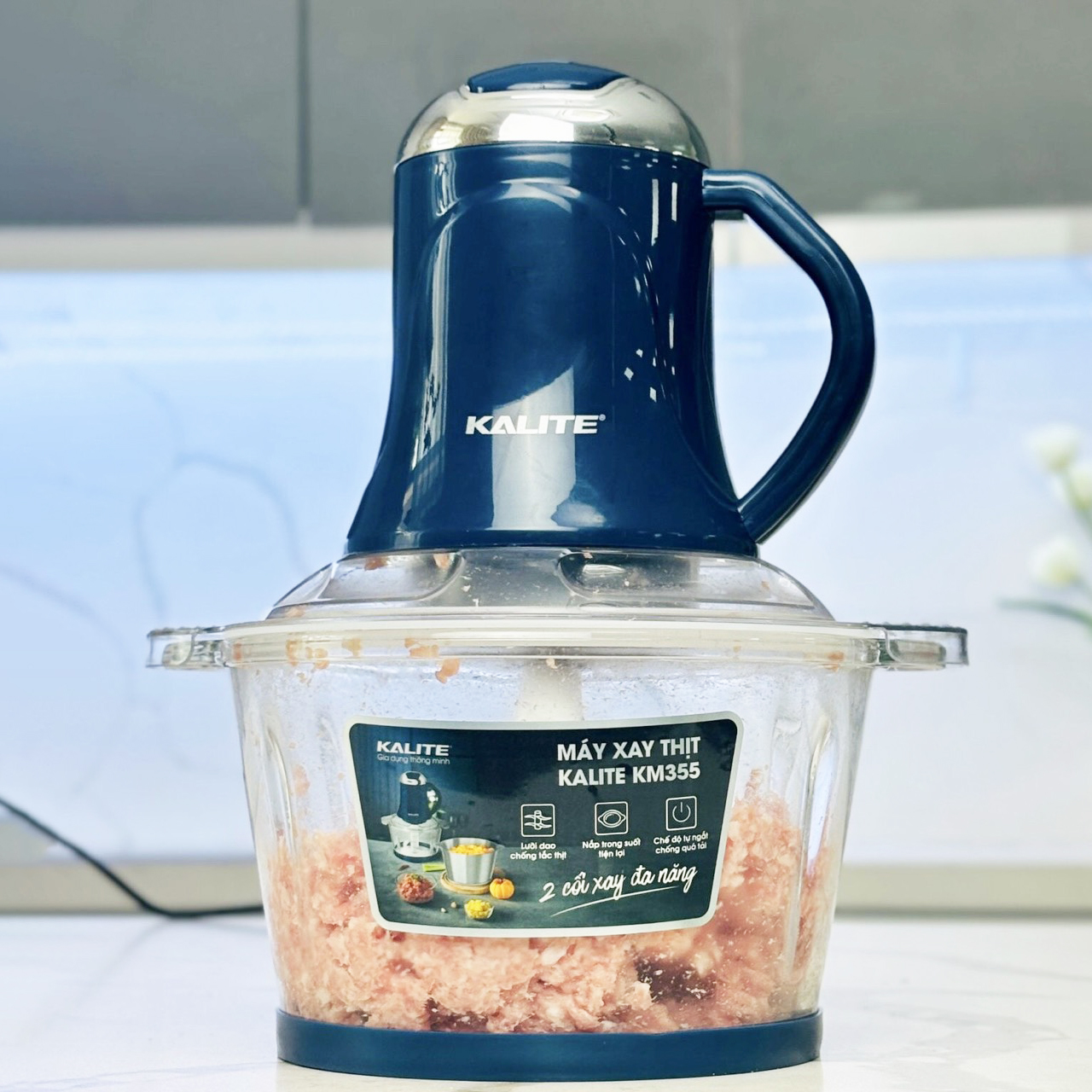 Máy xay thịt Kalite KM355, công suất 300W