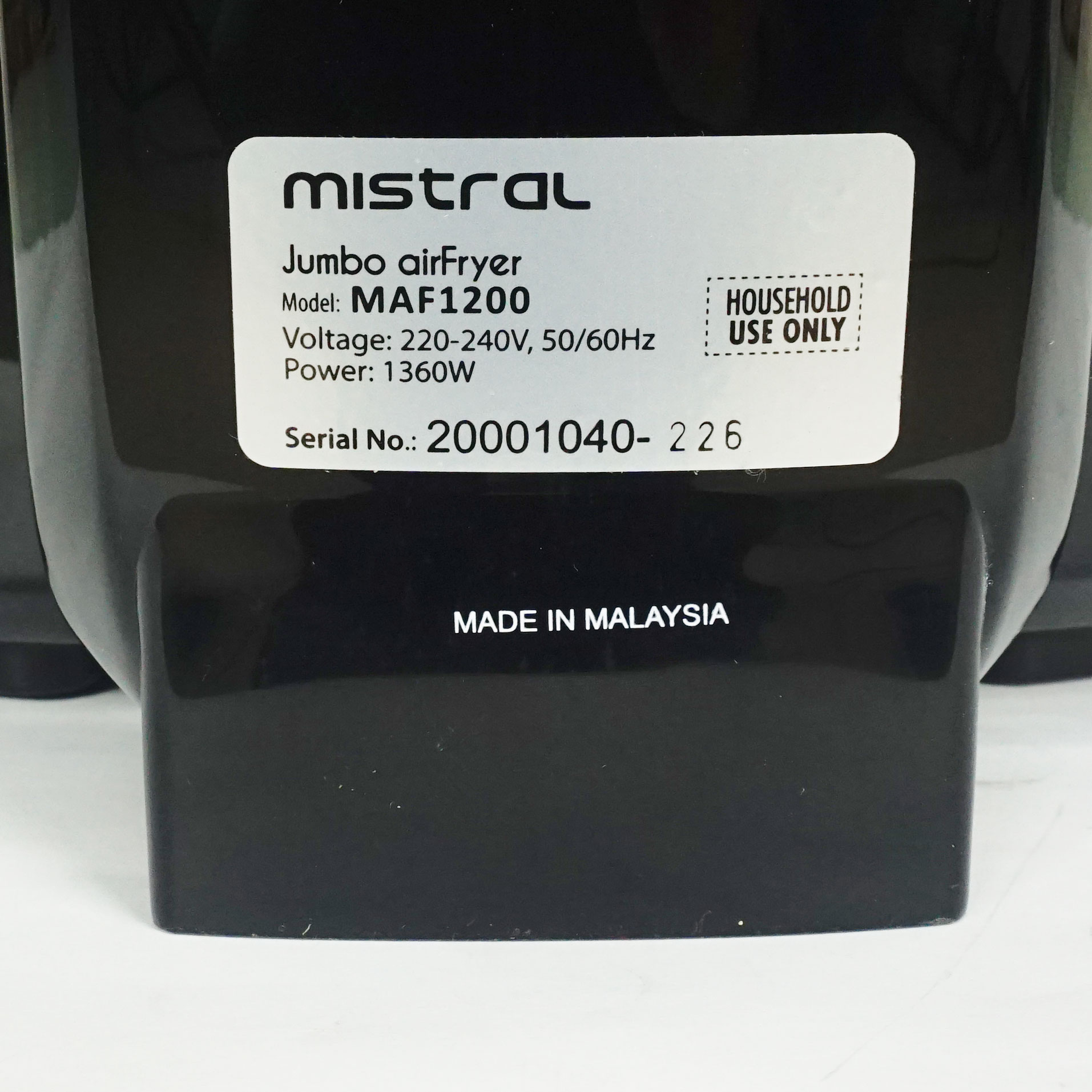 Nồi chiên không dầu 12 lít Mistral MAF1200