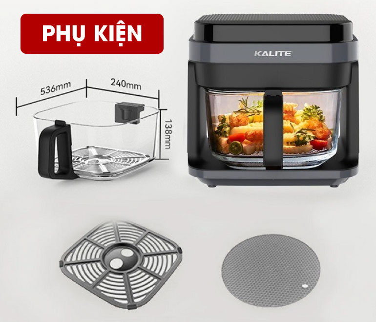 Nồi chiên không dầu Kalite 6 lít KL6000