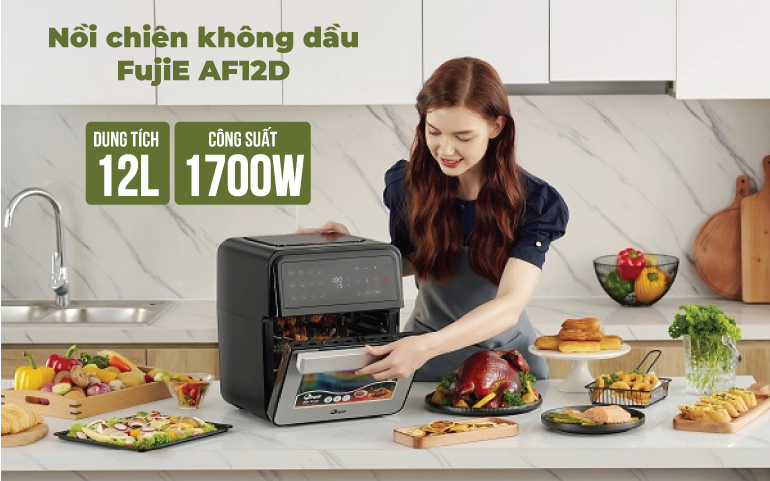 Nồi chiên không dầu FujiE AF12D