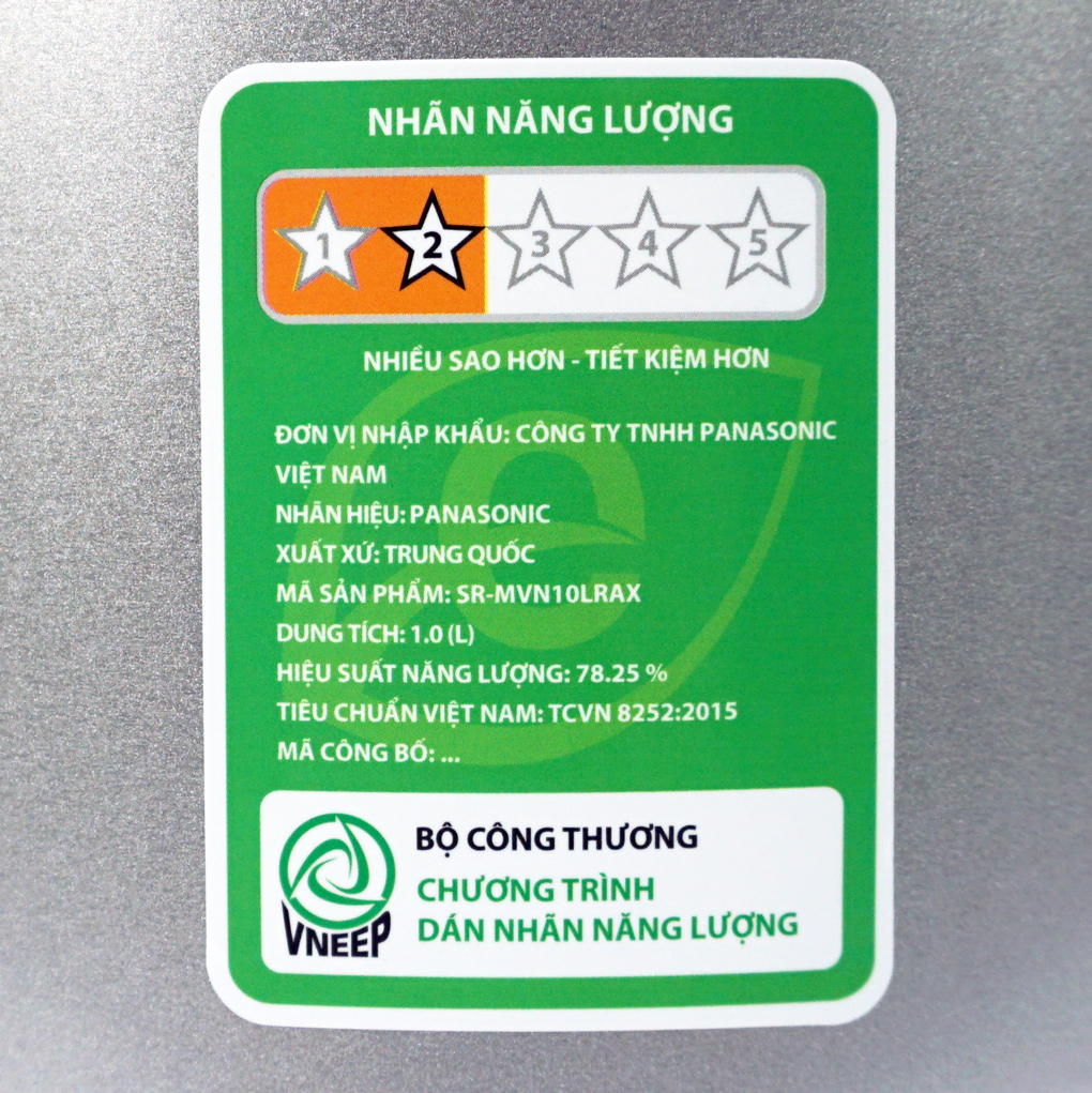 Nồi cơm điện Panasonic 1L SR-MVN10LRAX