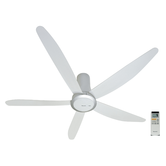 Quạt trần 5 cánh đèn LED có khiển Panasonic F60UFN