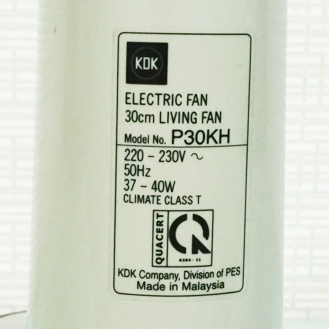 Quạt lửng có khiển Panasonic F307KH màu bạc