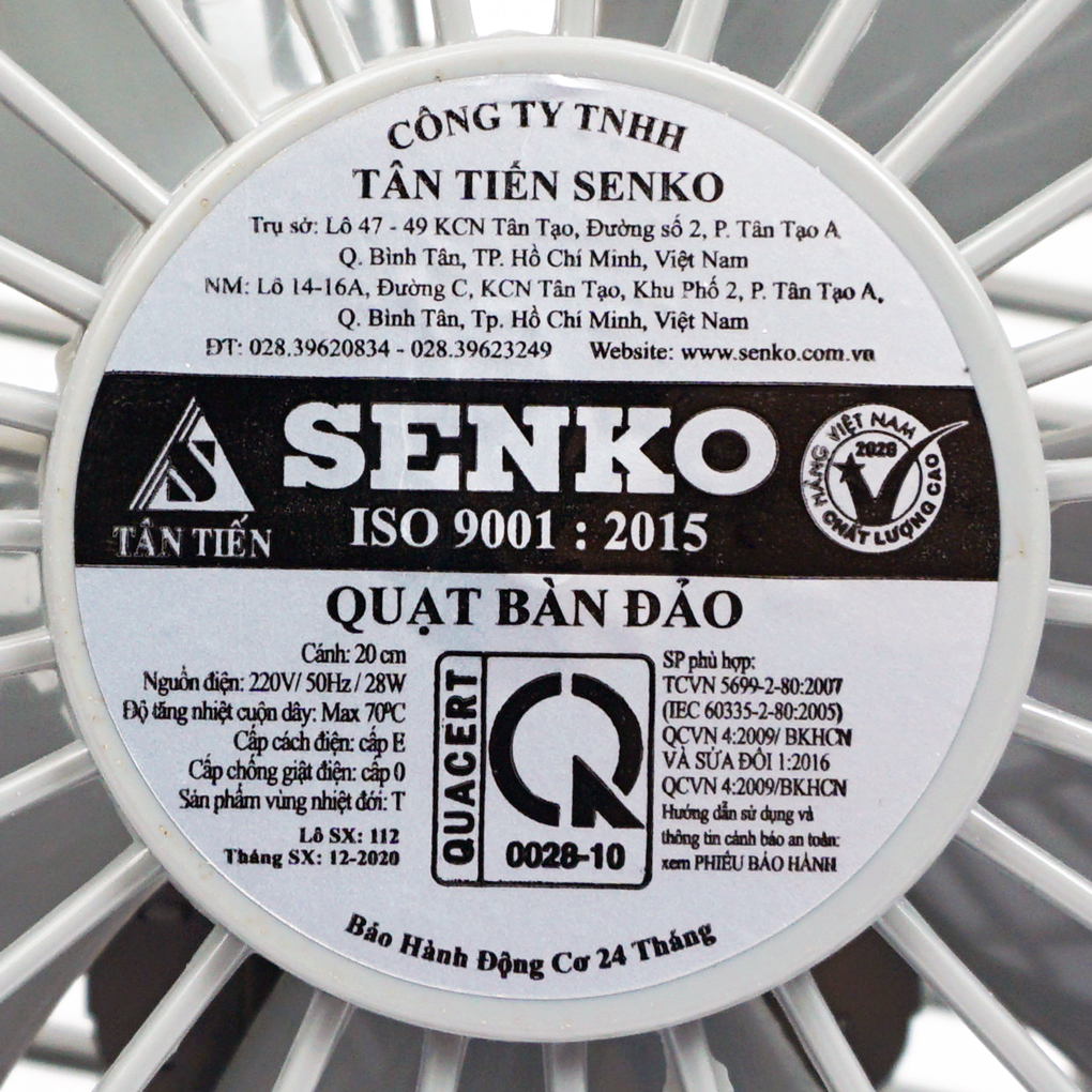 Quạt tản Senko BD230