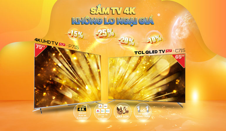 Sắm 4K không lo ngại giá
