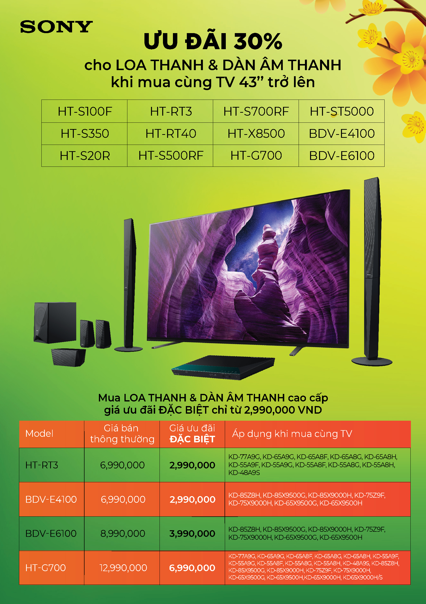 Ưu đãi mua dàn soundbar sony 2021
