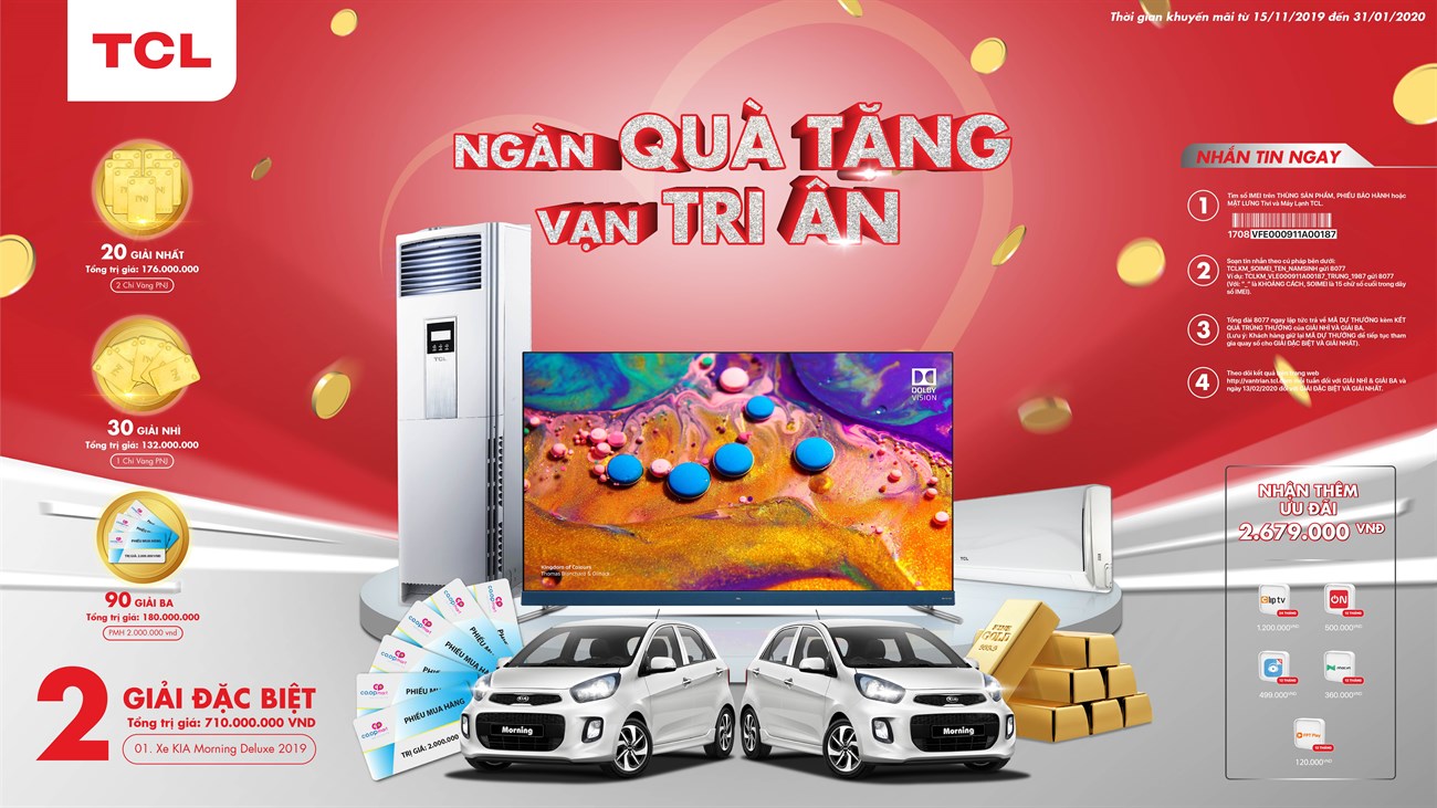 Khuyến mãi tcl Khuyến mãi tcl