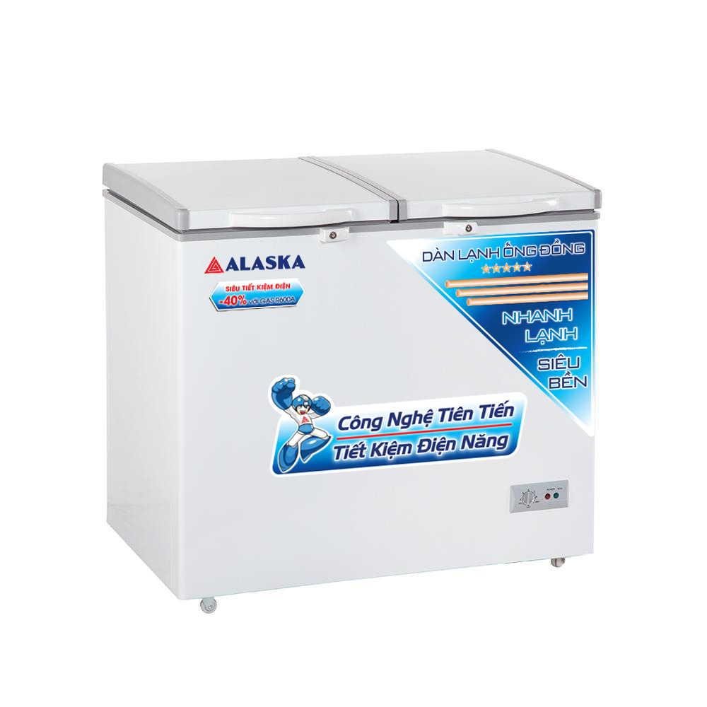 Tủ bảo quản Alaska 550 lít BCD-5568C, 2 ngăn đông mát