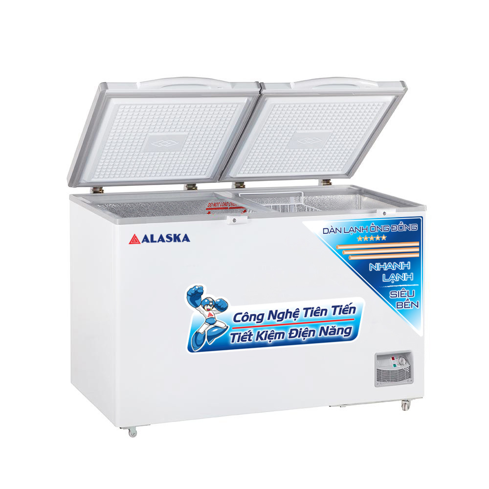 Tủ bảo quản Alaska 550 lít BCD-5568C, 2 ngăn đông mát