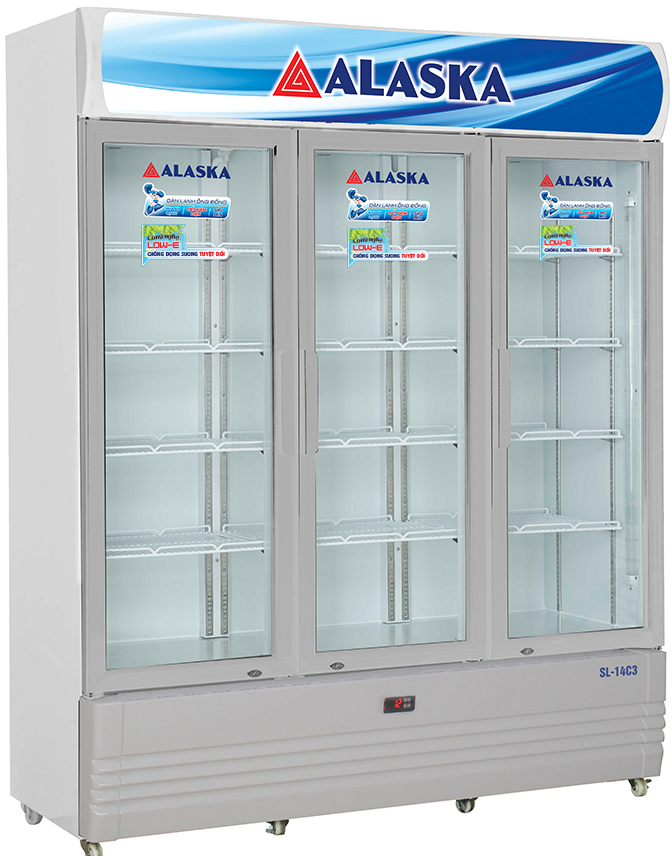 Tủ mát 3 cánh 1300 lít Alaska SL-14C3