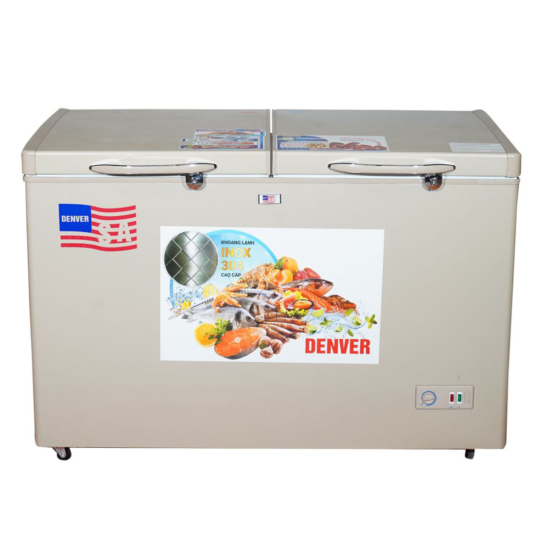 Tủ bảo quản 550 lít Denver AS-700MDI - 1 ngăn inverter, lòng Inox